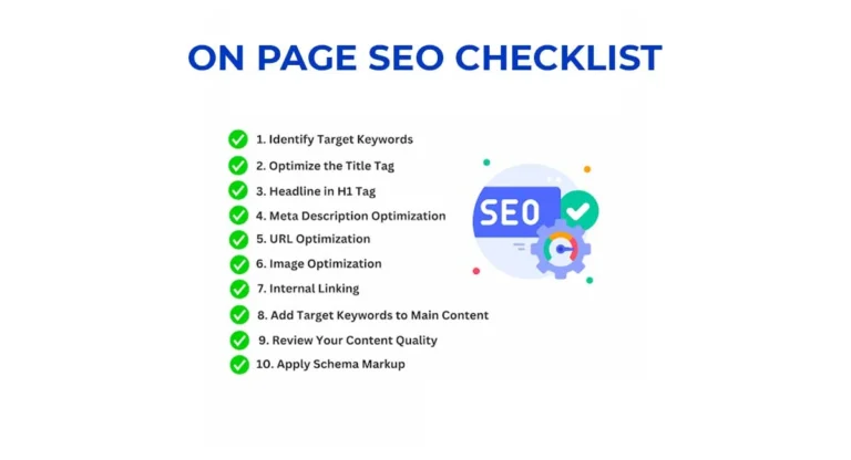 On Page SEO Checklist