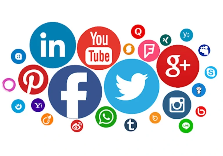 multiple social media platform icon