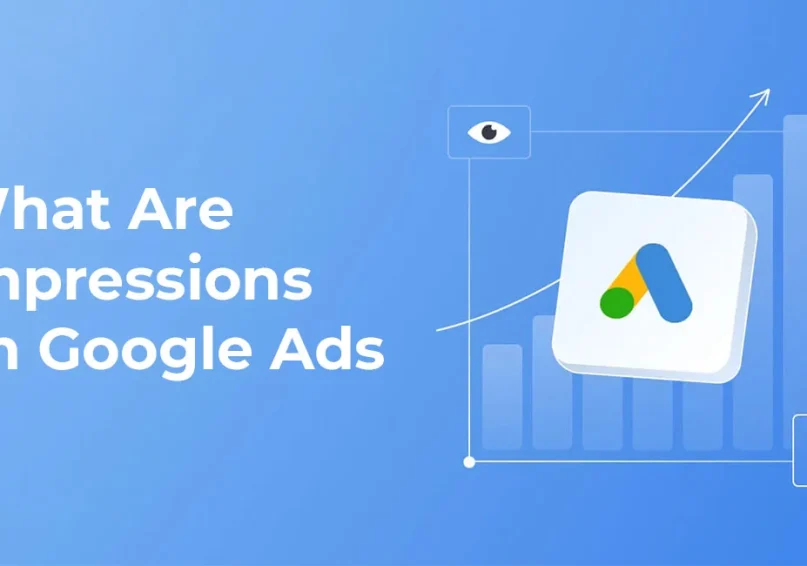 google ads icon with text written What Are Impressions on Google Ads