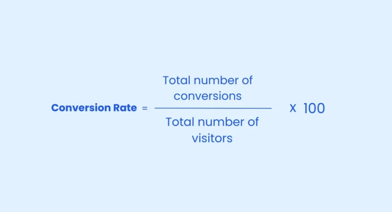 formula to calculate Conversion Rate