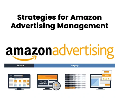 multiple screen with text Strategies for amazon advertising management